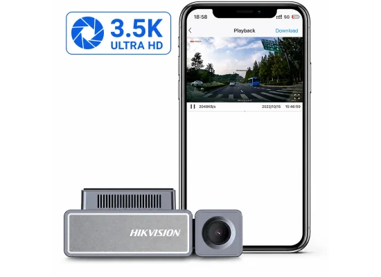 HIKVISION AE-DC8222-C8 PRO 3.5K Dual-Channel Dash Camera with GPS, Wi-Fi & ADAS - Image 8