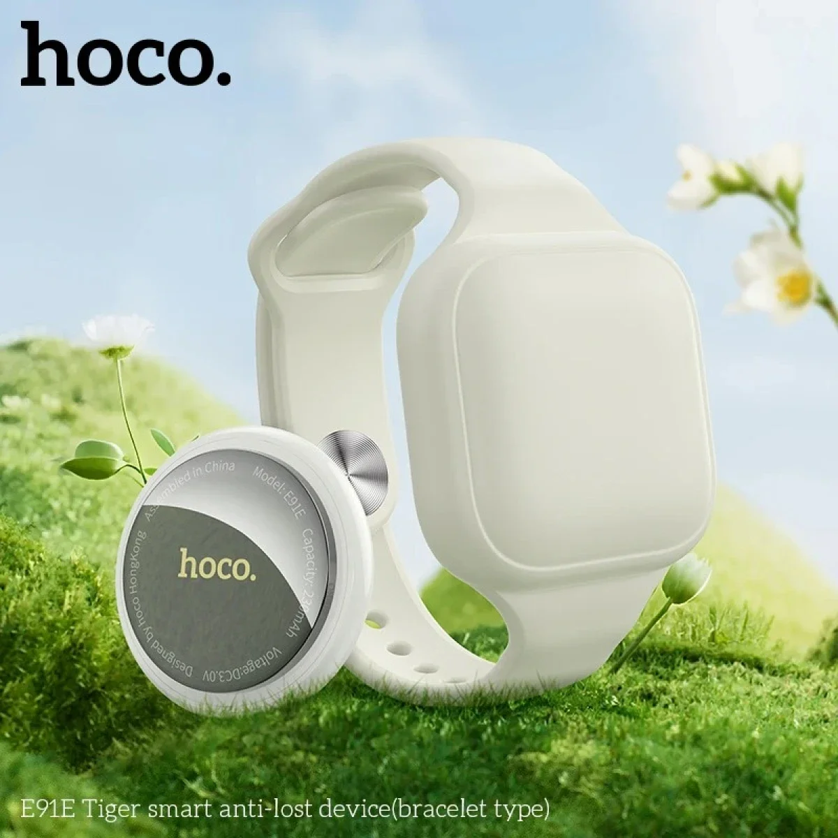 سوار تتبع ذكي مضاد للفقدان HOCO E91E مع Apple Find My - أسود - Image 7