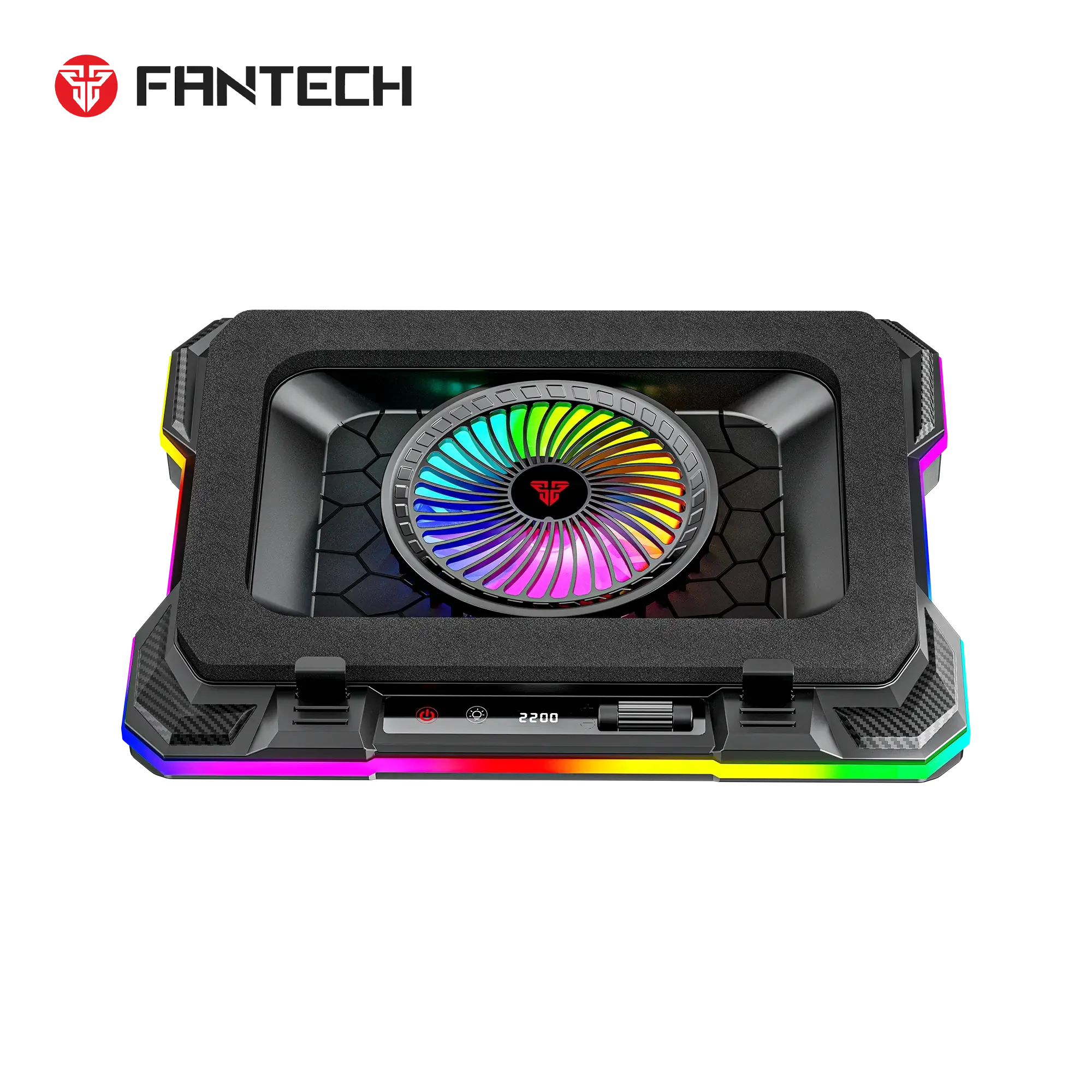 Fantech NC22 RGB Laptop Cooling Pad with 140mm Fan - Thumbnail 4