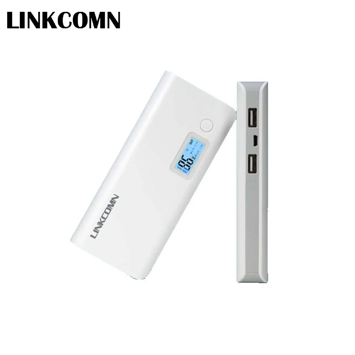 بطارية محمولة LINKCOMN Galaxy 100C بسعة 10000mAh باللون الأبيض