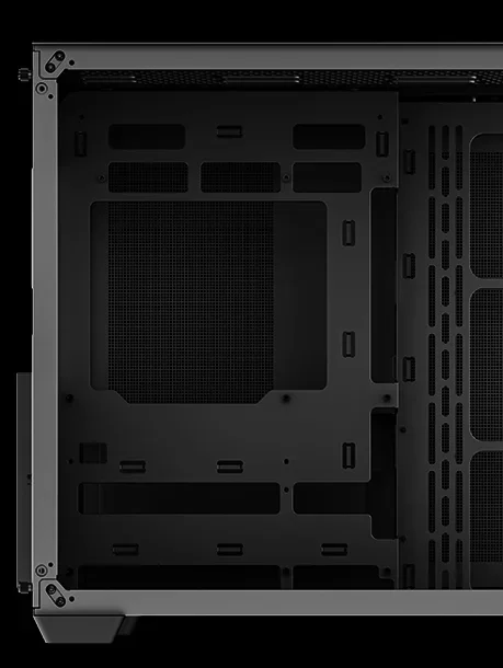 هيكل كمبيوتر DeepCool CG530 4F ميد تاور ATX بانورامي أسود بزجاج مقوى و4 مراوح ARGB - Thumbnail 5