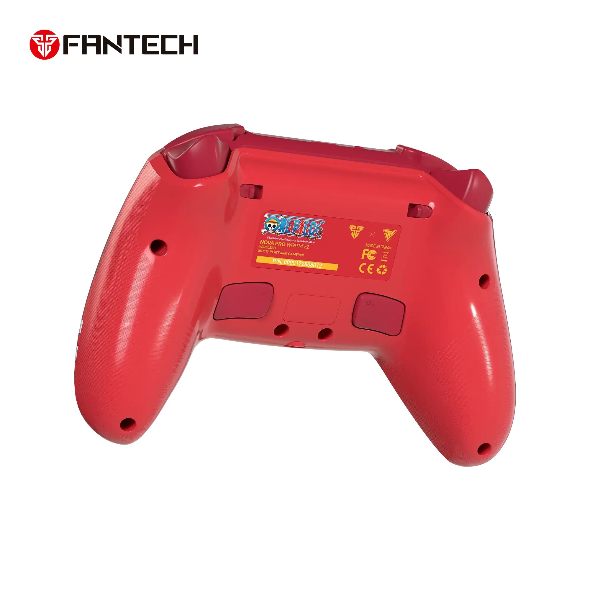 يد تحكم ألعاب Fantech NOVA PRO WGP14V2 متعددة المنصات إصدار One Piece Monkey D. Luffy Egghead - Thumbnail 4