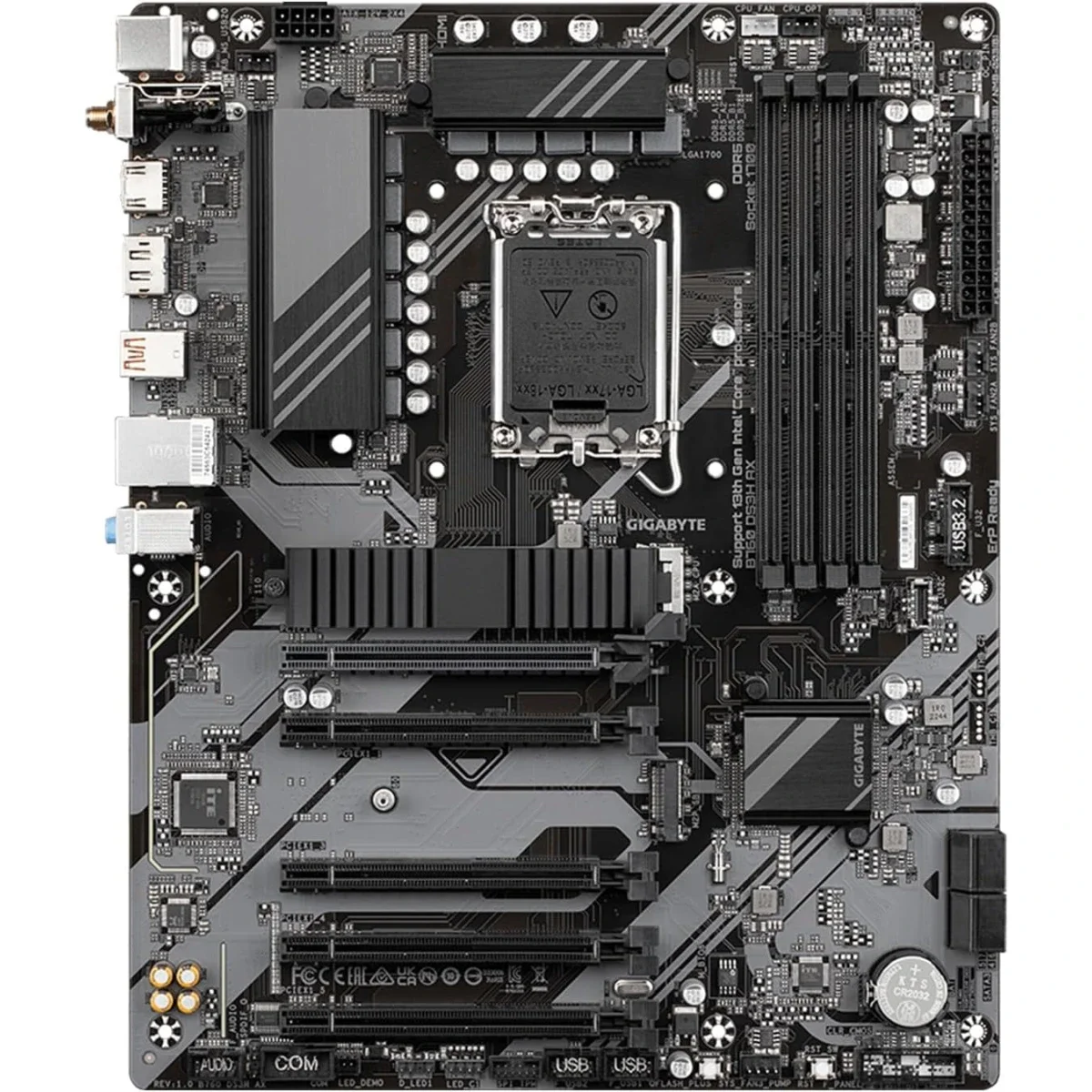 GIGABYTE B760 DS3H AX ATX DDR5 Wi-Fi 6E Intel B760 Motherboard - Image 2