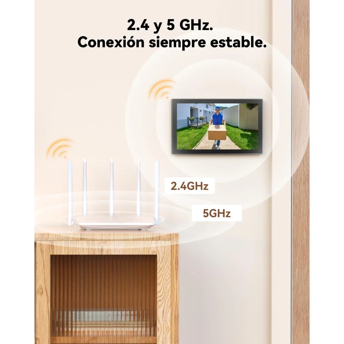 IMOU VDP7 5MP 2-Wire Video Doorphone Kit with 7-Inch Touch Screen VO1-5M0R / VH1-7A0S - Thumbnail 12