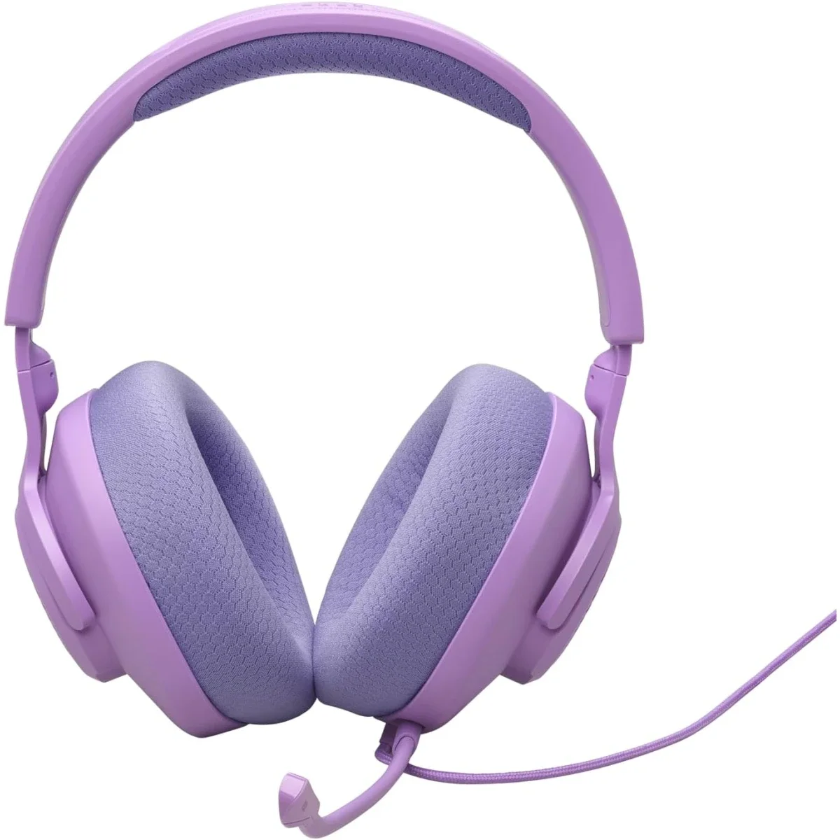 سماعة ألعاب JBL Quantum 100M2 سلكية بمشغلات 40 مم وميكروفون بوم قابل للفصل، بنفسجي - Thumbnail 7