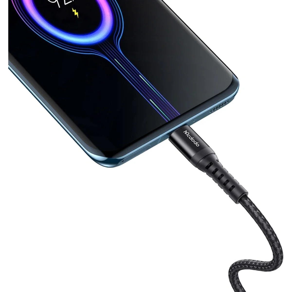 كيبل شحن سريع Mcdodo CA-2271 من USB-A إلى USB-C بطول 1 متر، أسود - Thumbnail 3