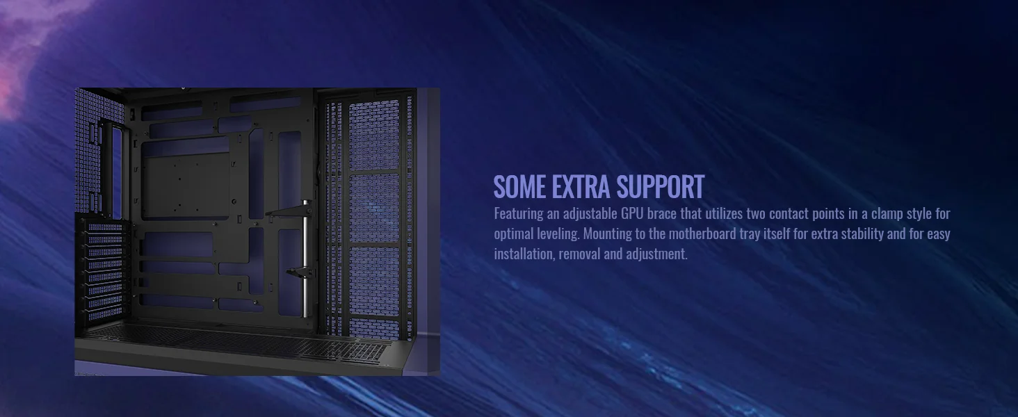 Thermaltake View 600 TG Full Tower PC Case with 420mm Radiator Support & 6.0" LCD Panel Kit - Future Dusk - Image 24