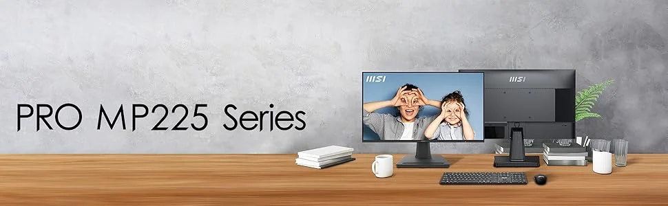 شاشة MSI PRO MP225 22 إنش Full HD VA بتردد 100Hz وزمن استجابة 1ms، HDMI وVGA، أسود - Thumbnail 7