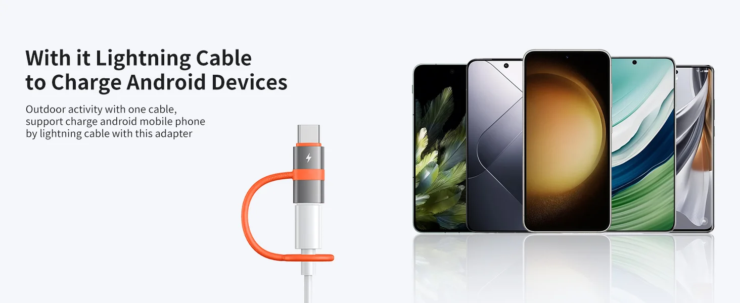 Mcdodo OT-5530 Lightning Female to USB-C Male Adapter 60W PD Fast Charging - Image 11