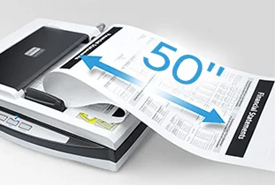 ماسح ضوئي Plustek SmartOffice PL4080 مسطح A4 مع مغذي مستندات تلقائي 50 ورقة ومسح مزدوج الوجه - Image 8
