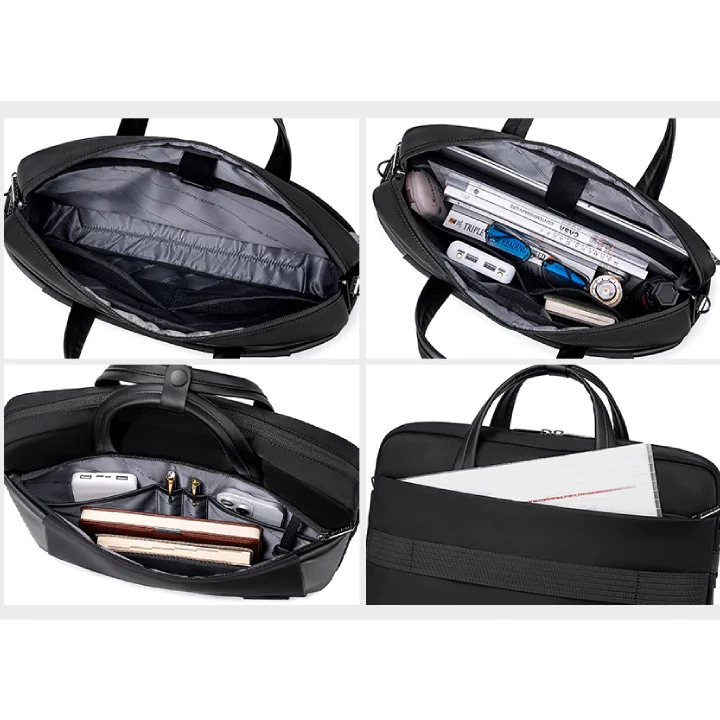 حقيبة لابتوب Arctic Hunter GWB00848 مقاس 15.6 إنش – أسود - Image 7