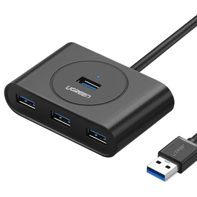 موزع USB 3.0 ‏4 منافذ Ugreen 20291/20290 بسرعة نقل بيانات 5Gbps - Thumbnail 2