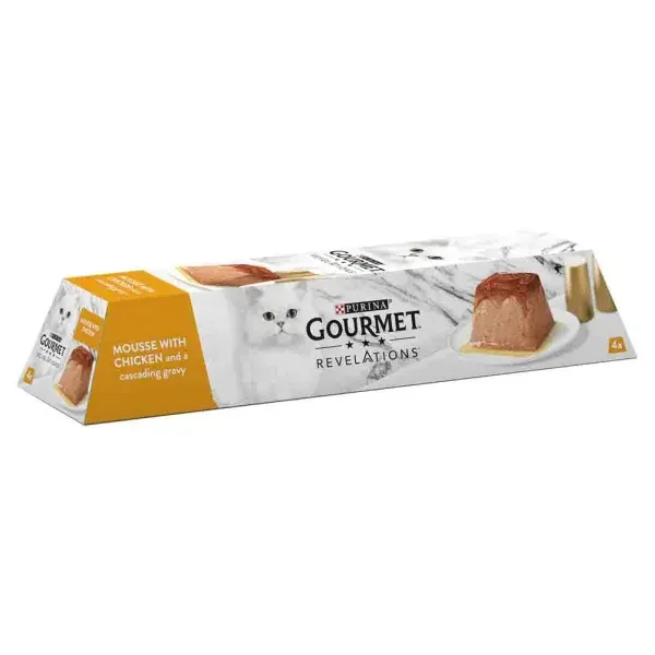 طعام قطط رطب GOURMET موس بالدجاج