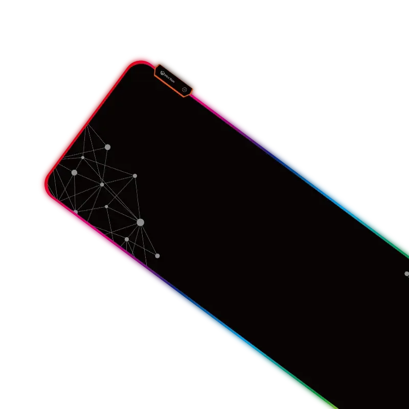 ماوس باد ألعاب Meetion RGB مقاس 88x31 سم مع قاعدة مطاطية مانعة للانزلاق MT-PD121 - Image 2