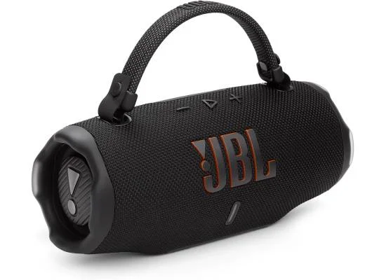 سماعة محمولة JBL Charge 6 بلوتوث مقاومة للماء والسقوط مع AI Sound Boost وتشغيل 28 ساعة وباور بانك وحزام حمل - أسود - Thumbnail 11