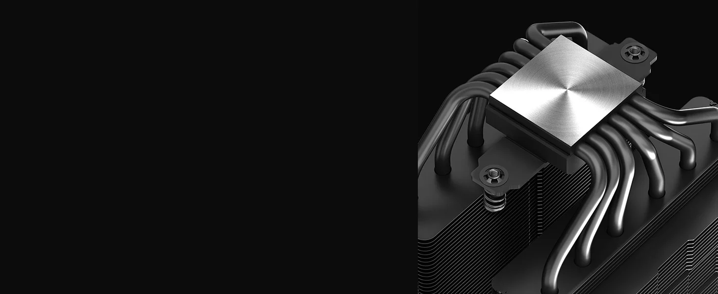 DeepCool AK620 Zero Dark CPU Air Cooler 260W TDP Dual-Tower with 2x120mm Fans - Image 10