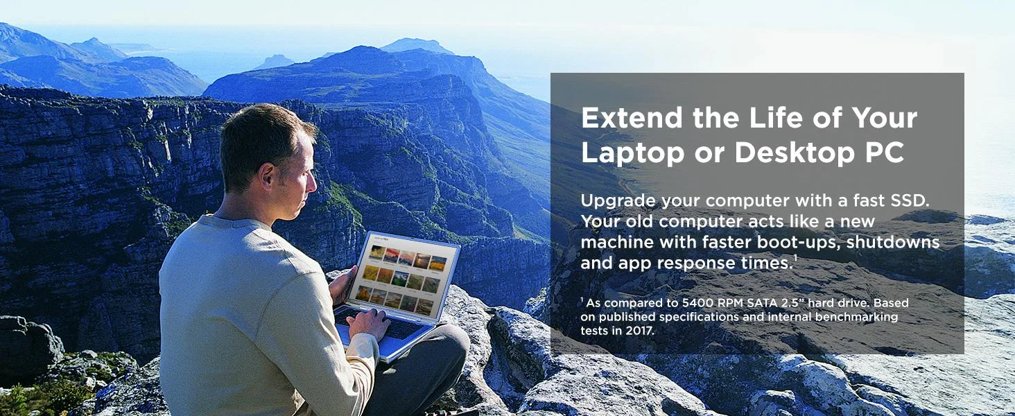 وحدة تخزين SSD داخلية SanDisk SSD Plus سعة 2 تيرابايت SATA III مقاس 2.5 إنش بسرعة تصل إلى 545 MB/s - Image 3