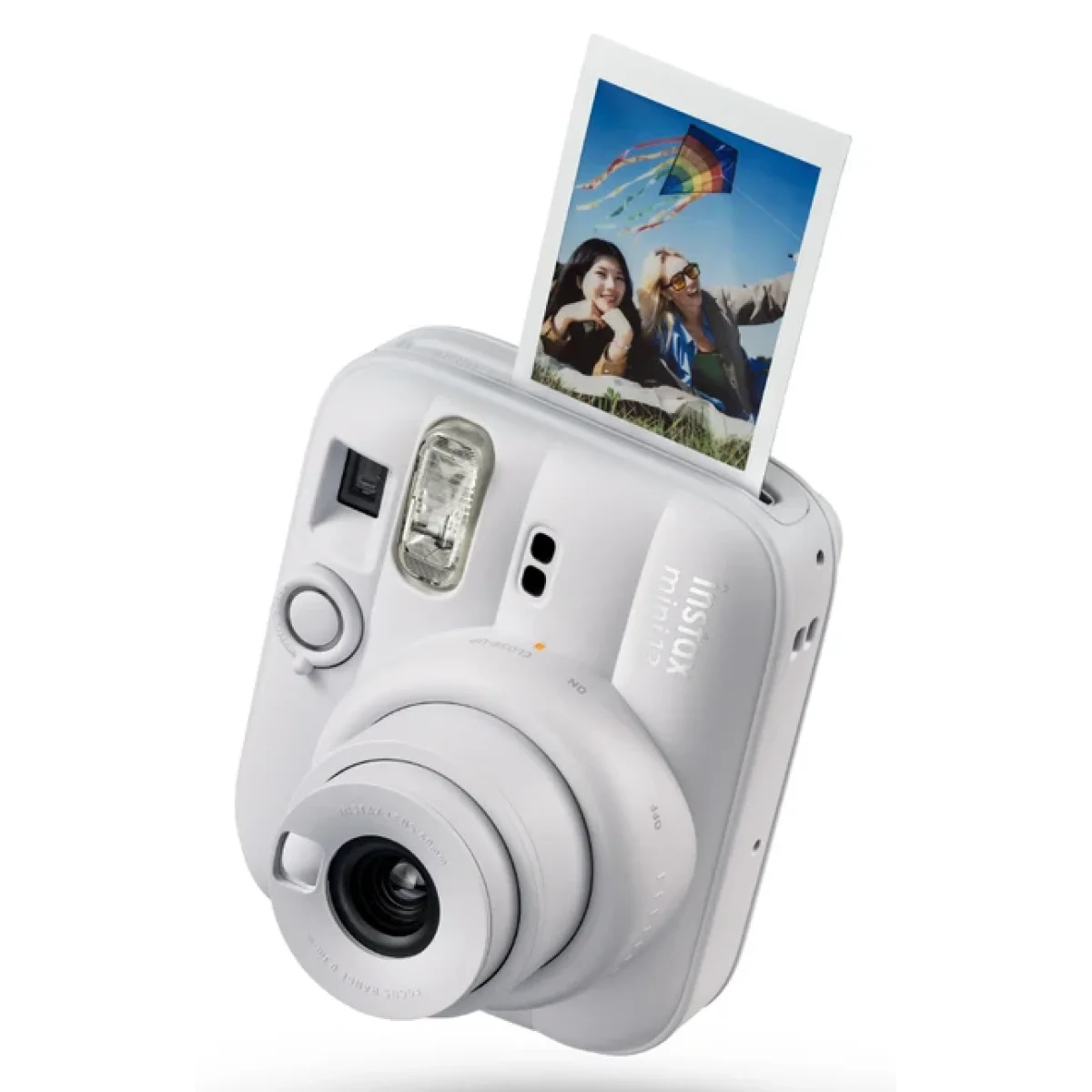 كاميرا فورية Fujifilm instax mini 13 لطباعة 2 × 3 إنش، مؤقت 2/10 ثانية، أبيض