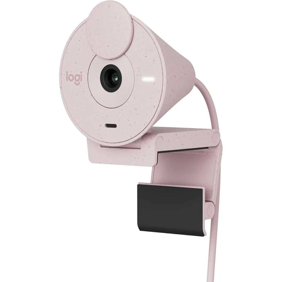 كاميرا ويب Logitech BRIO 300 بدقة Full HD 1080p وUSB-C - وردي - Image 2