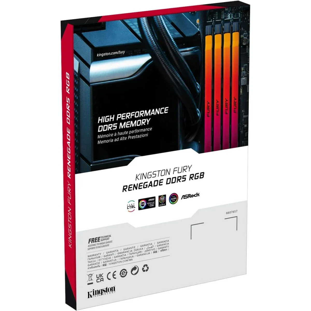 Kingston FURY Renegade RGB 48GB 6000MHz DDR5 Desktop Memory - Image 2