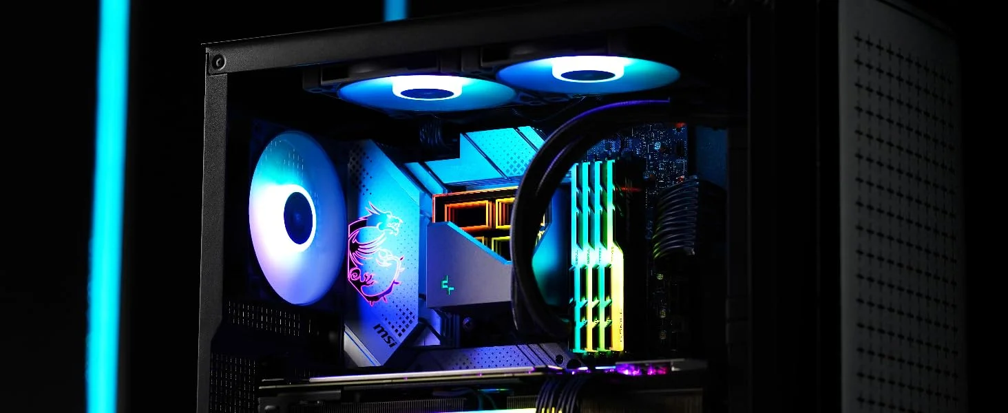 مبرد سائل للمعالج DeepCool LT520 بمضخة ثنائية الحجرة من الجيل الرابع 3100RPM وARGB وقدرة تبريد 280W - Thumbnail 14