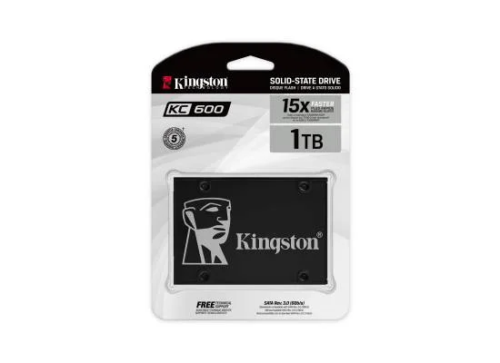 قرص SSD Kingston KC600 بسعة 1024GB مقاس 2.5 إنش SATA - Image 2