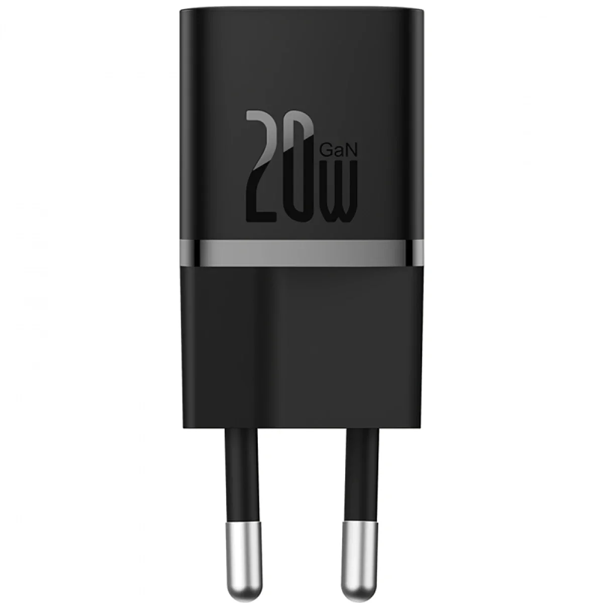 Baseus GaN5 Mini 20W GaN USB-C Wall Charger with 100W USB-C Cable - Cluster Black - Thumbnail 3