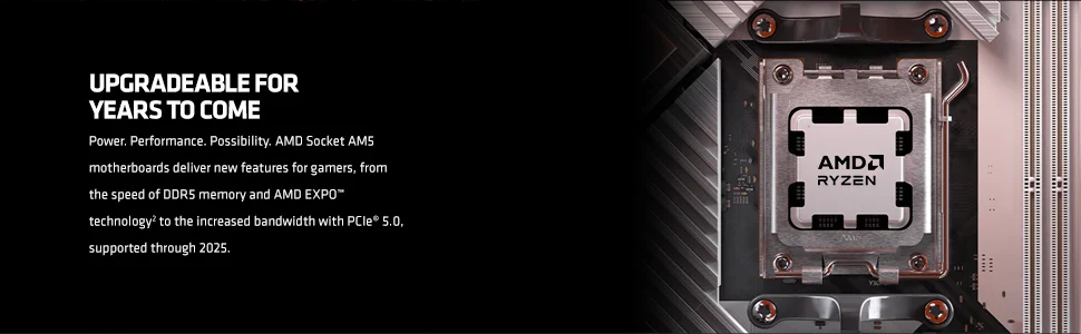معالج مكتبي AMD Ryzen 7 7800X3D بمقبس AM5 إصدار Tray - Thumbnail 8
