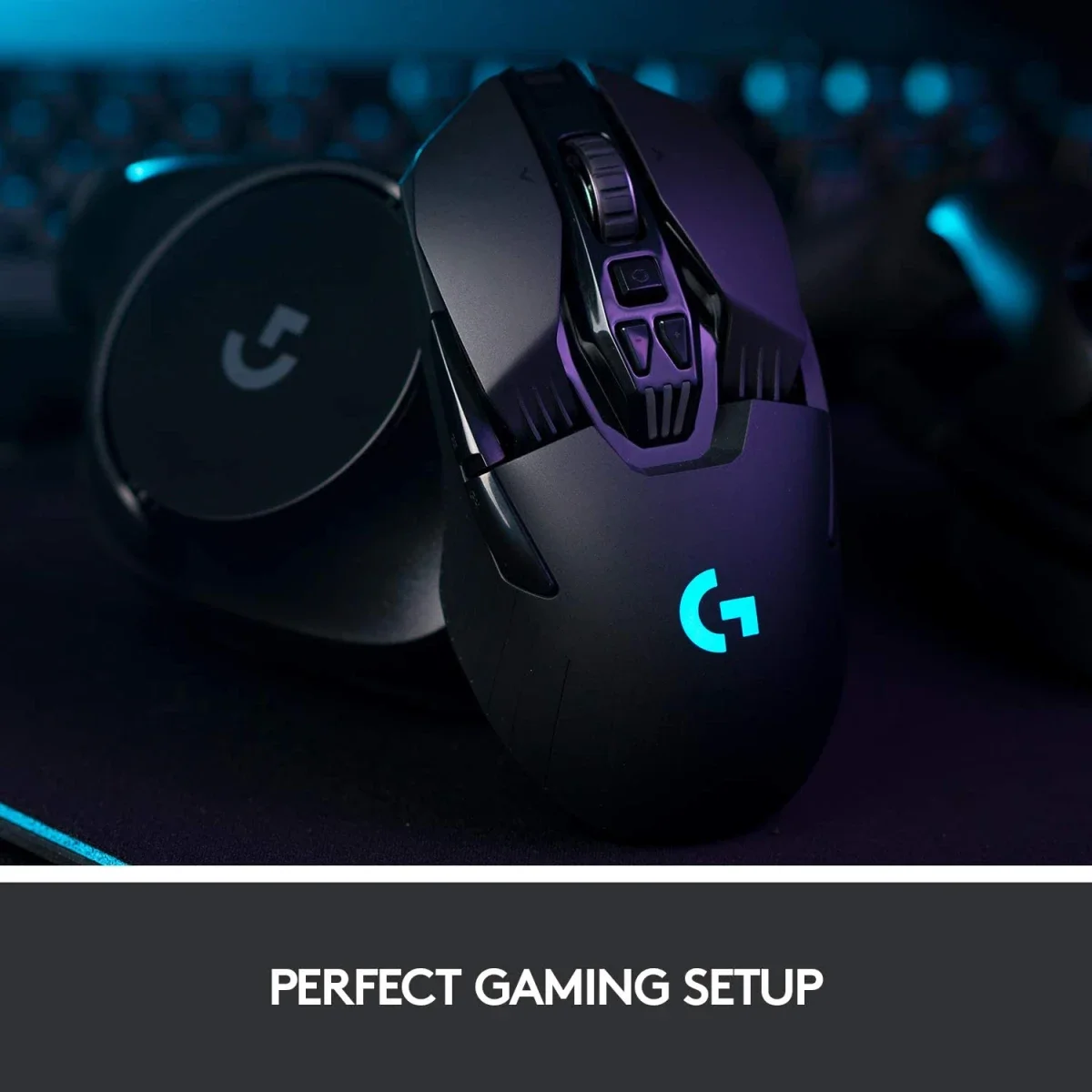 Logitech G903 LIGHTSPEED Wireless Gaming Mouse, HERO 25K, 25,600 DPI, Black - Thumbnail 3