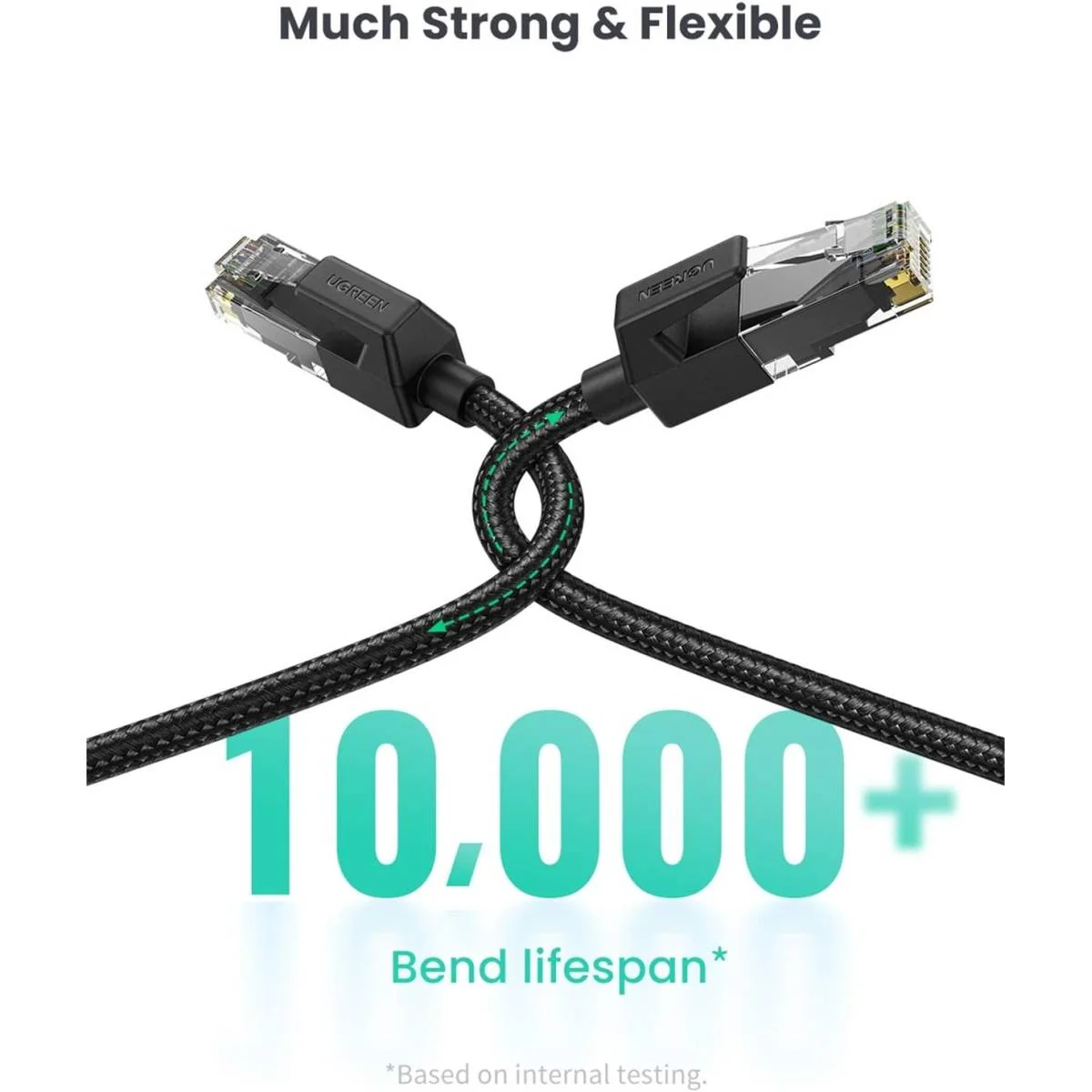 كيبل شبكة Ugreen Cat6 بطول 5 متر، 1000Mbps، RJ45، U/UTP - Image 3