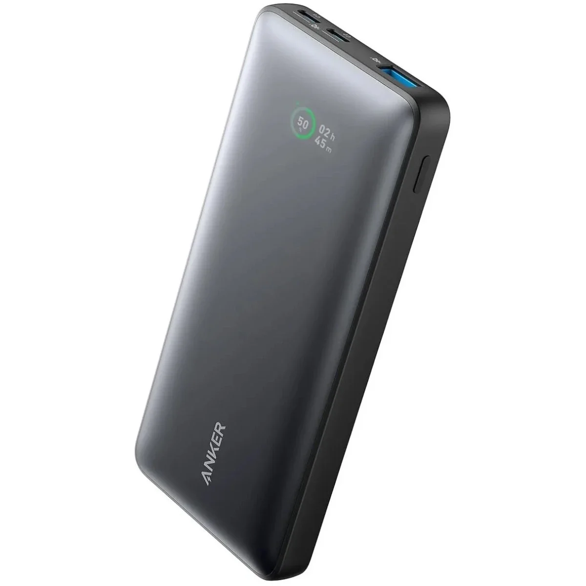 باور بانك Anker 533 PowerCore 25W A1249 بسعة 10000mAh و3 منافذ، أسود