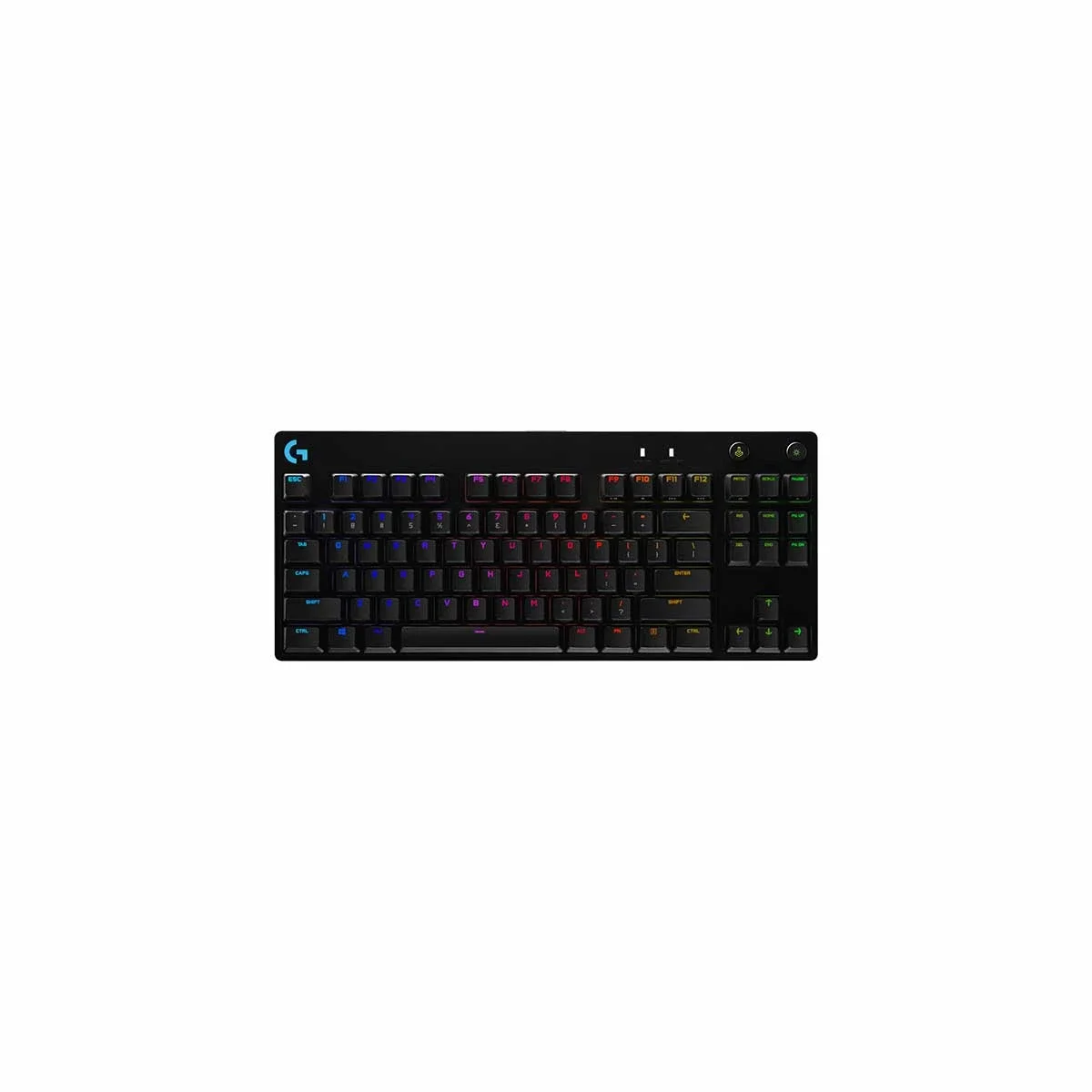 لوحة مفاتيح ألعاب ميكانيكية Logitech G PRO بمفاتيح GX Blue Clicky سوداء US INT