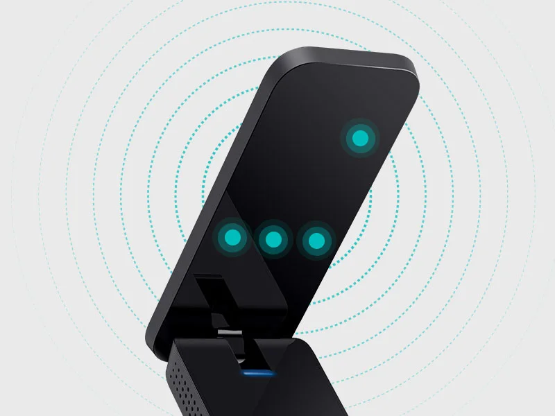 محول واي فاي USB 3.0 ثنائي النطاق عالي الكسب TP-LINK Archer T9UH AC1900 - Thumbnail 9