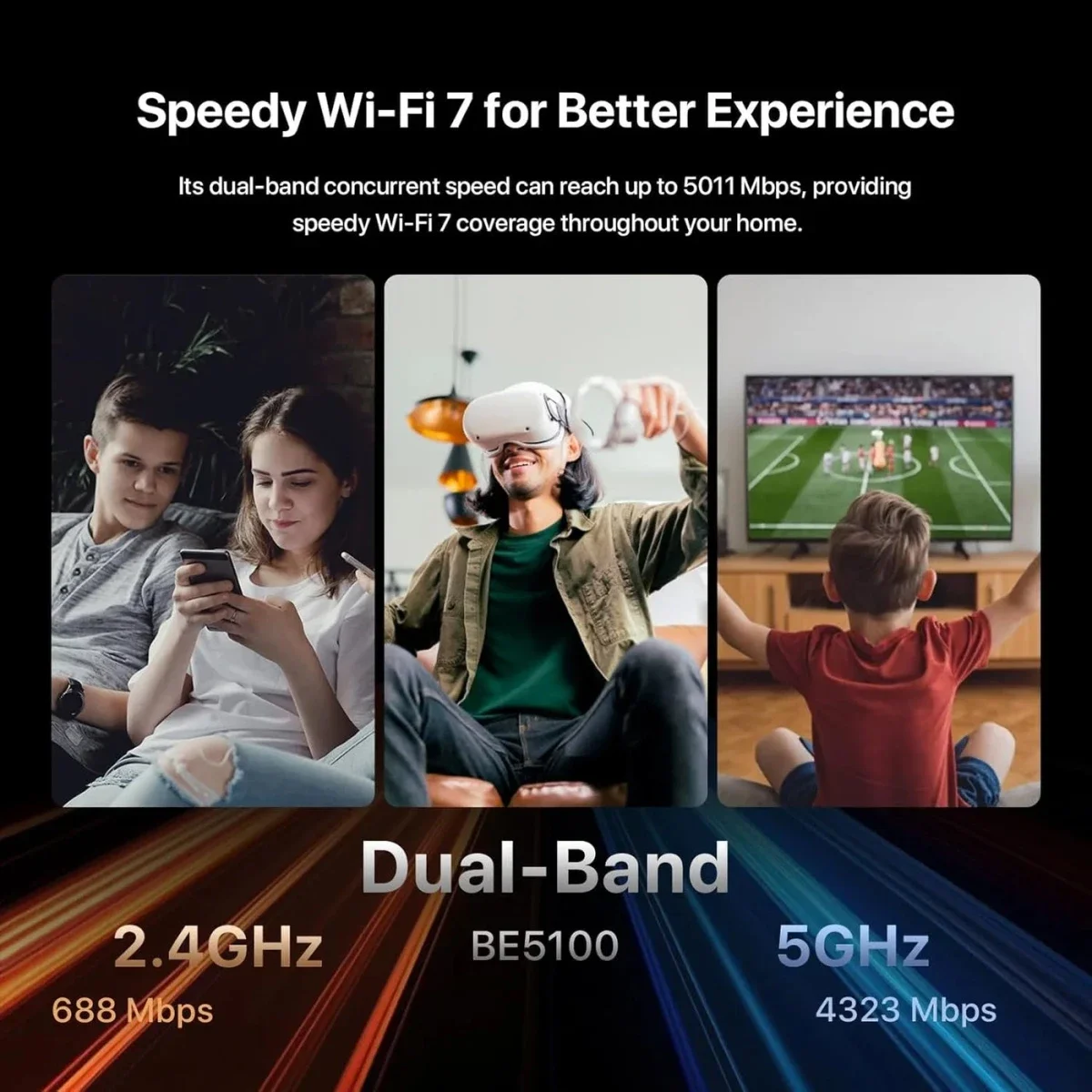 Tenda TE6L Pro BE5100 Dual-Band Wi-Fi 7 Router with 2.5G Port - Image 7