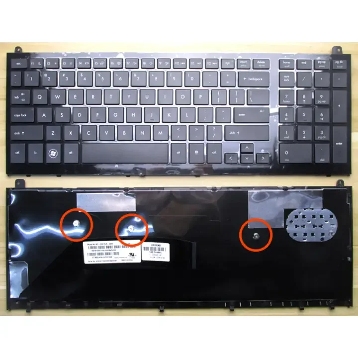 كيبورد لابتوب HP ProBook 4520/4520S/4525/4525S بديل بتخطيط إنجليزي وطباعة عربية - Image 2
