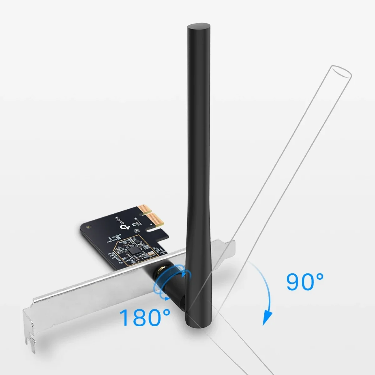 محول Wi-Fi TP-LINK Archer T2E AC600 مزدوج النطاق PCI Express - Thumbnail 2
