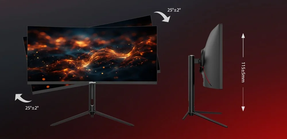 Dahua LM30-E330CW 30-Inch Curved Gaming Monitor, WFHD VA, 200Hz, 1ms, White - Thumbnail 14