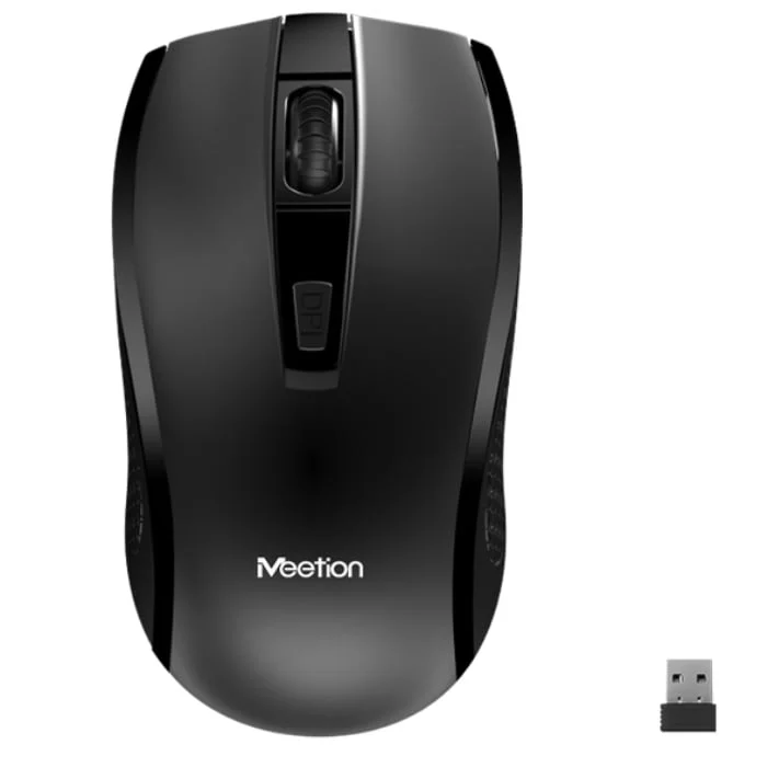 Meetion C4120 Little 2.4GHz Wireless Keyboard & Mouse Combo - Black - Thumbnail 8