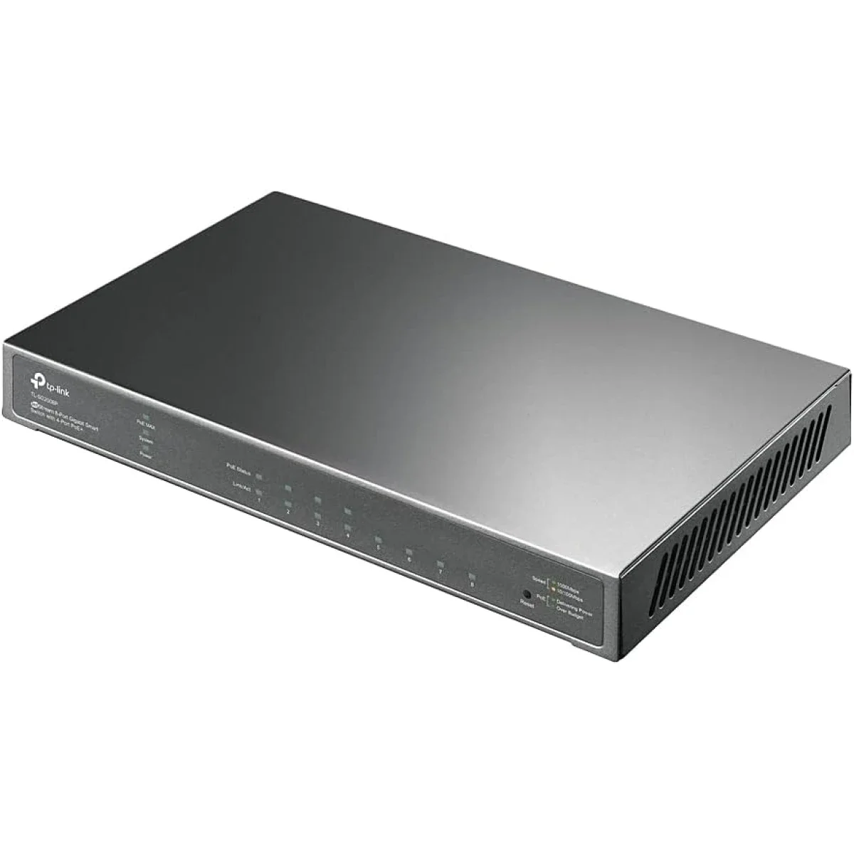سويتش TP-LINK TL-SG2008P Omada ذكي مُدار جيجابت 8 منافذ مع 4 منافذ PoE+ بقدرة 62W، أسود - Image 3