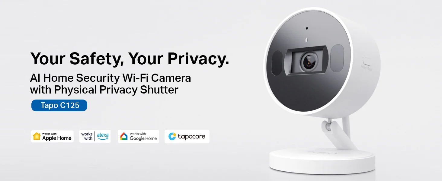 كاميرا مراقبة منزلية ذكية TP-LINK Tapo C125 بدقة 2K QHD مع زاوية 140° واتصال Wi‑Fi واكتشاف بالذكاء الاصطناعي وصوت ثنائي الاتجاه - Thumbnail 9