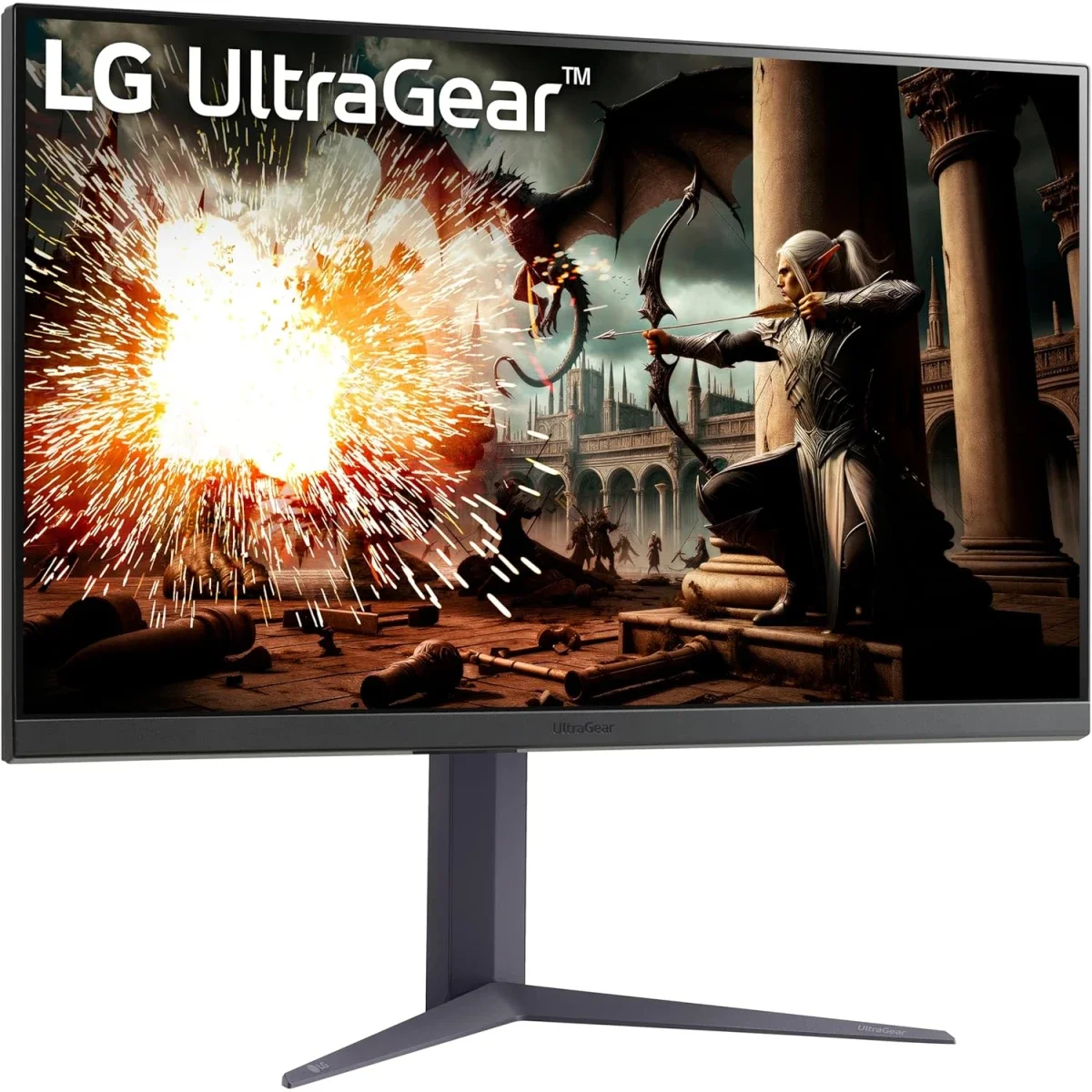 LG UltraGear 32GS75Q 32-Inch QHD IPS Gaming Monitor, 180Hz, 1ms, HDR400, Black - Image 4