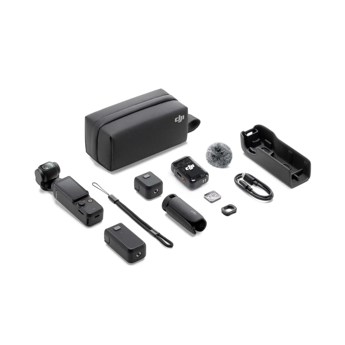كاميرا جيمبال DJI Osmo Pocket 3 Creator Combo بدقة 4K ومستشعر CMOS بحجم 1 إنش مع Mic 2 - Thumbnail 9