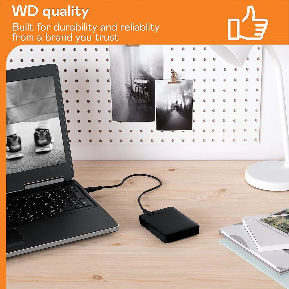 هارد HDD خارجي محمول Western Digital WD Elements سعة 4TB USB 3.0 أسود - Thumbnail 7