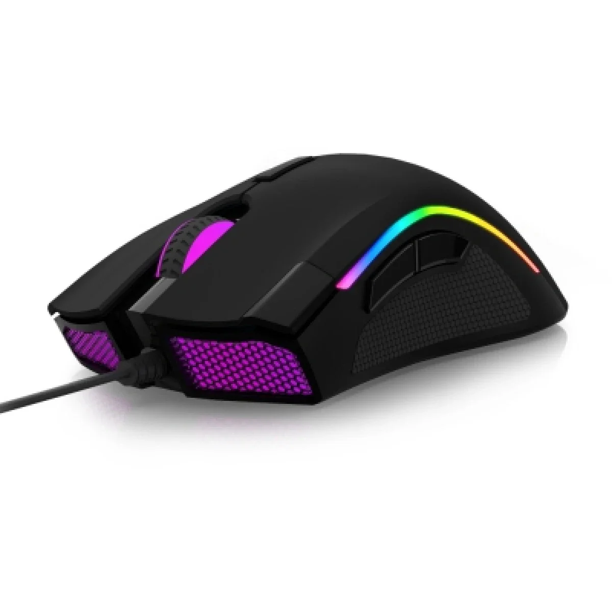 ماوس ألعاب Delux M625BU سلكي RGB مع 7 أزرار قابلة للبرمجة - Thumbnail 2