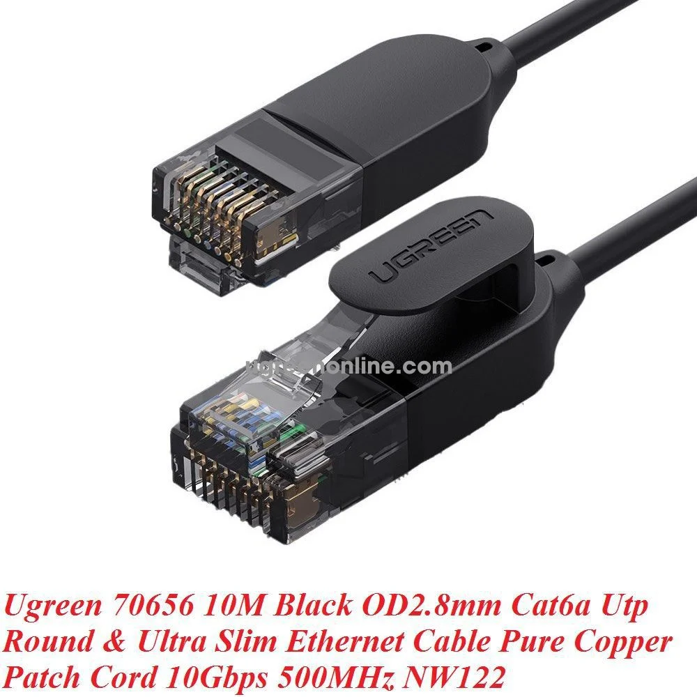 Ugreen Cat 6A Pure Copper Ethernet Cable 10m OD 2.8mm - Thumbnail 4