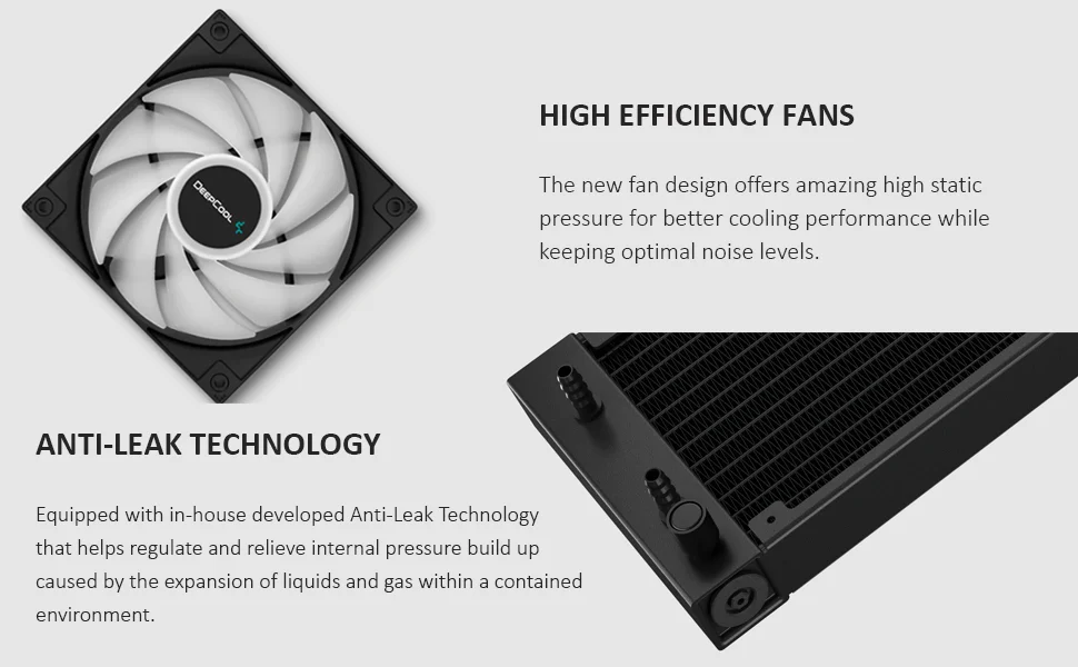DeepCool LE300 120mm LED Liquid CPU Cooler - Thumbnail 9