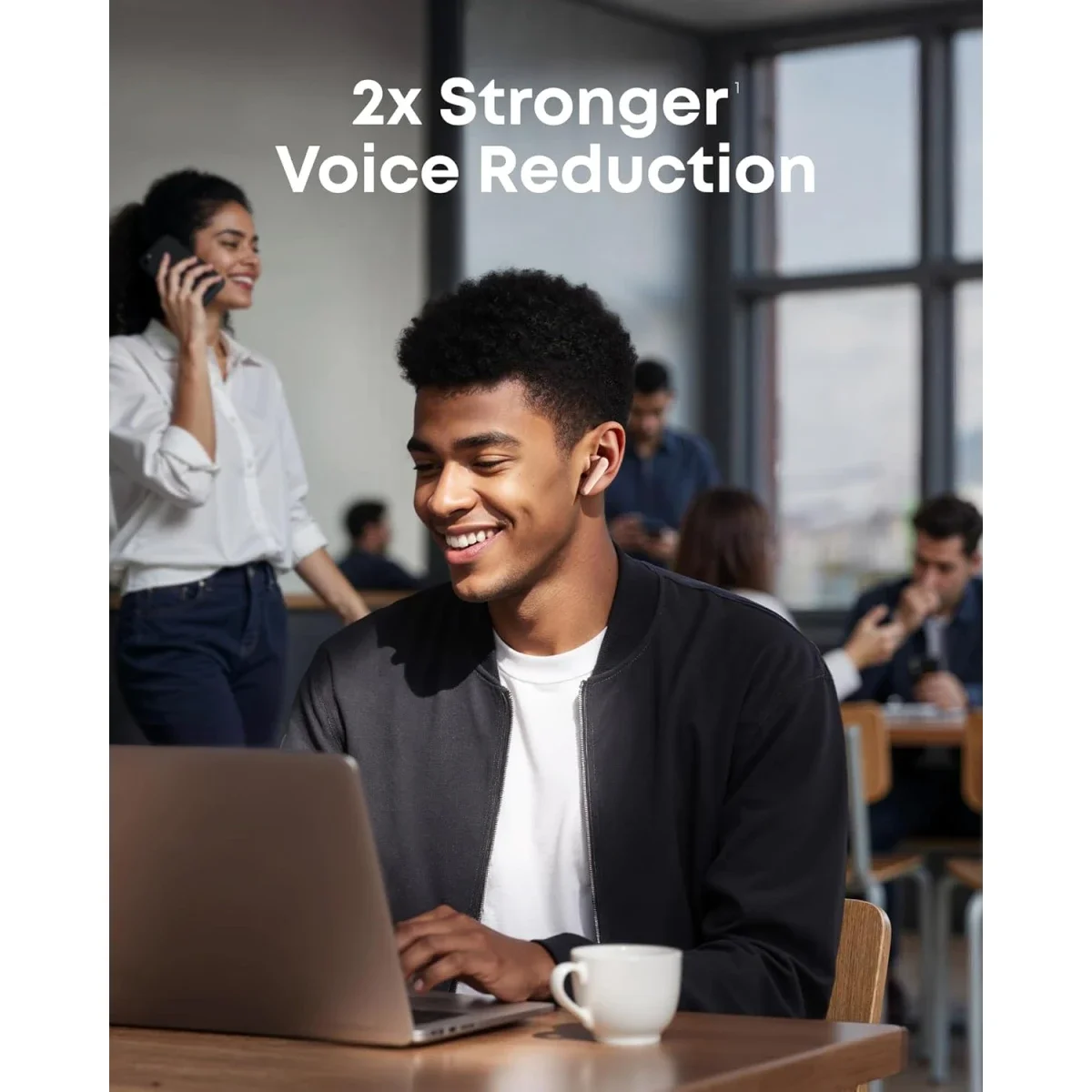 سماعات أذن لاسلكية مانعة للضوضاء Anker soundcore Liberty 5 - وردي - Thumbnail 3