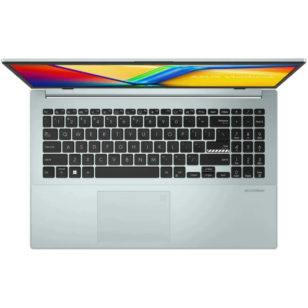 لابتوب Asus Vivobook 15 E1504GA شاشة 15.6 إنش FHD بمعالج Intel Core i3-N305 وذاكرة 8GB وتخزين 256GB SSD لون Cool Silver - Image 2