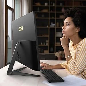 كمبيوتر الكل في واحد Acer Aspire C24-1700 24 إنش Intel Core i3-1215U رام 8GB سعة 512GB SSD أسود - Thumbnail 17