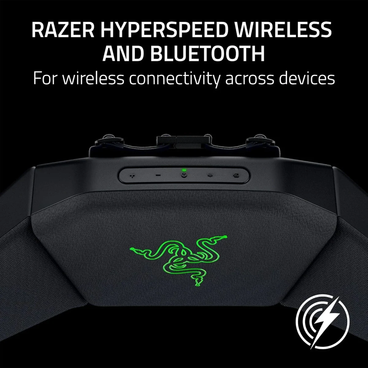 وسادة رأس بمكبر صوت لاسلكي Razer Clio مع صوت THX Spatial وبلوتوث وUSB-C - Image 6